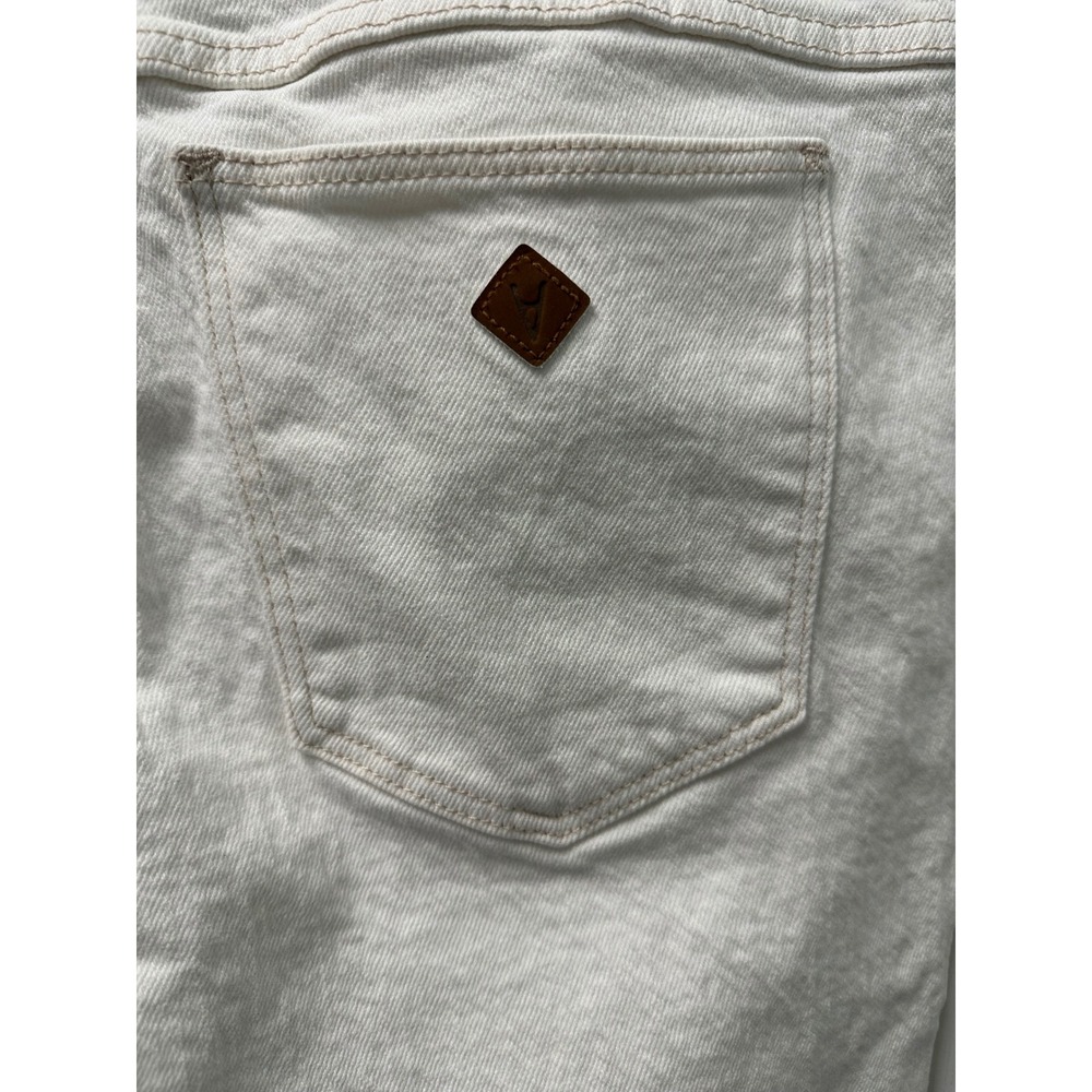 Abrand Jeans 95 Mid Stovepipe Cream Straight Leg Denim Jeans 32 AU 14 A42J20